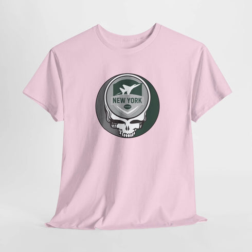 Grateful Dead - New York Jets Stealie Unisex T-Shirt - NFL - StealieShop